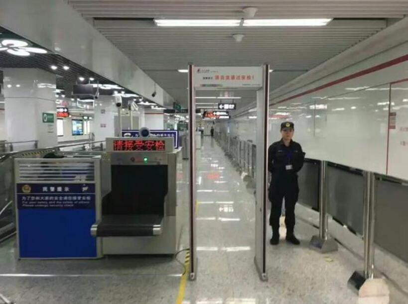 沈陽(yáng)地鐵試用安檢門（圖文）